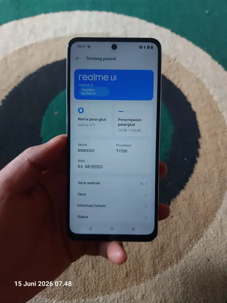 Realme C71 8/128 unit only