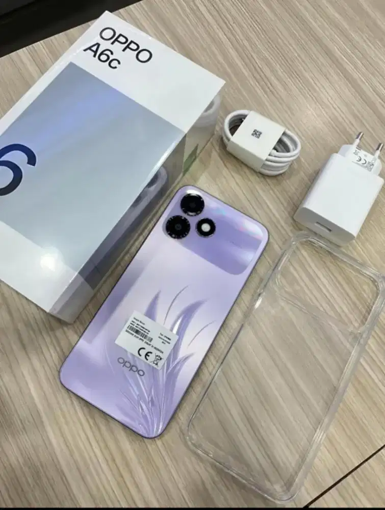 Oppo A6c new garansi resmi original 4+4gb /128gb