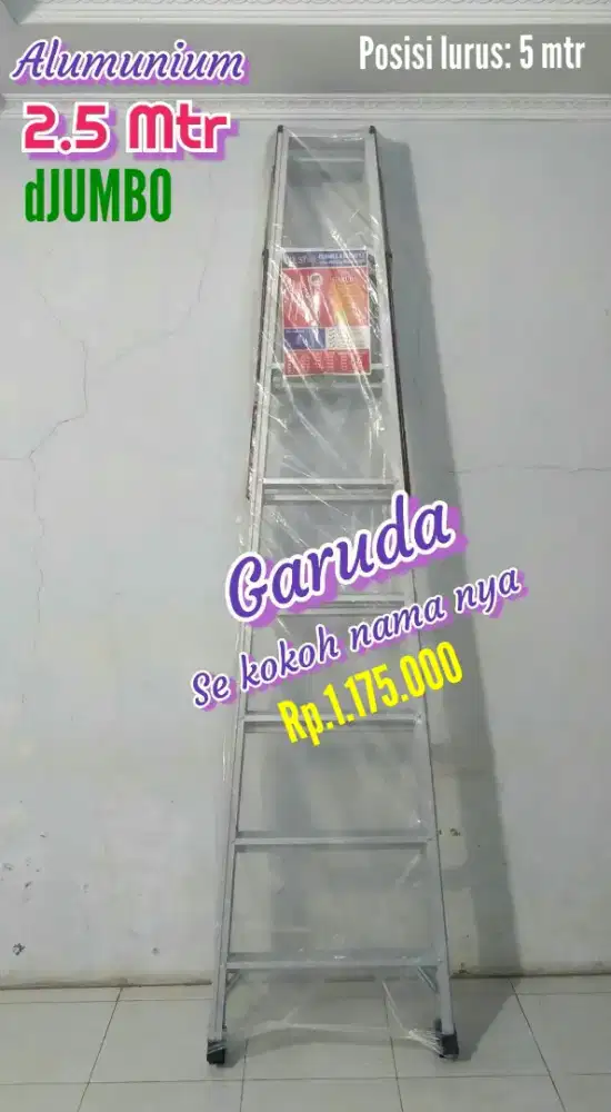Tangga lipat almunium 2.5 mtr