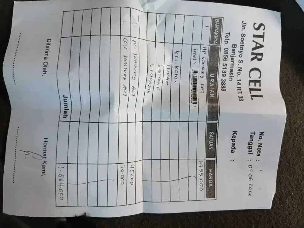 Dijual cepat samsung A07 pemakain seminggu
