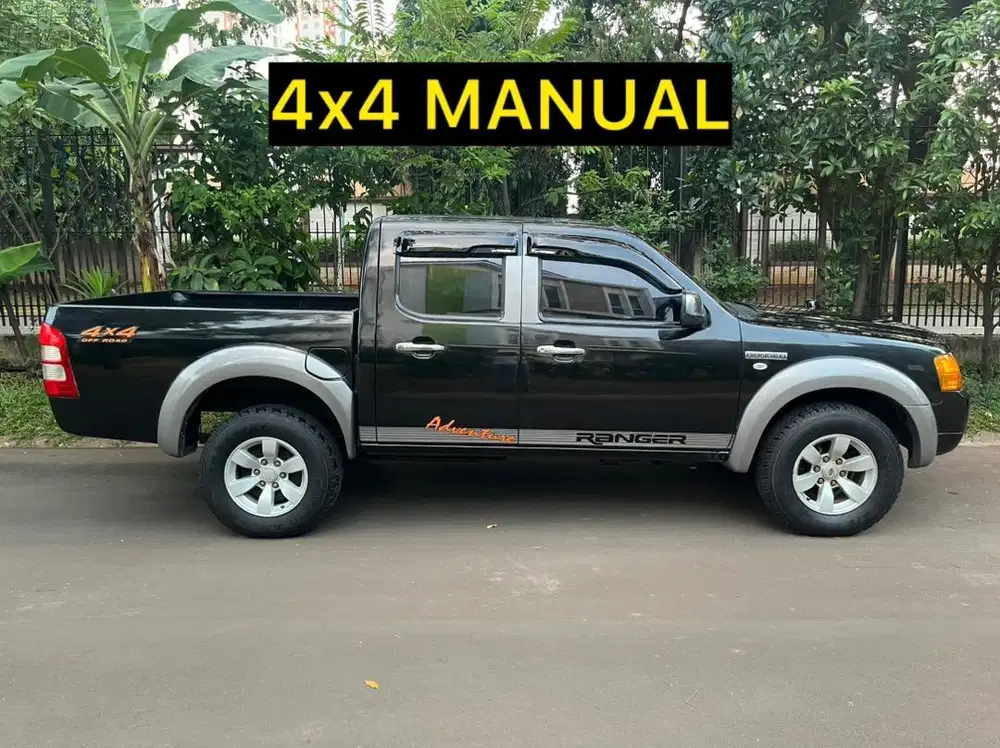 FORD RANGER DOBEL CABIN TDI XLT 2.5 TURBO DIESEL 4X4 MANUAL 2008