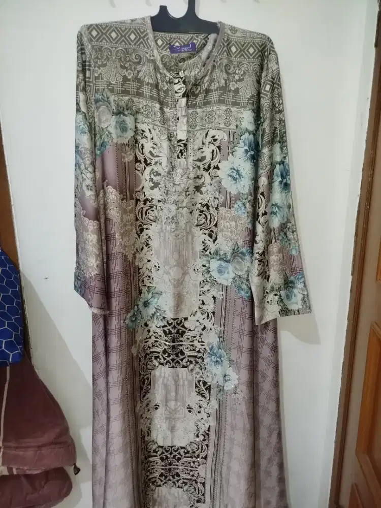 Gamis silk dewasa