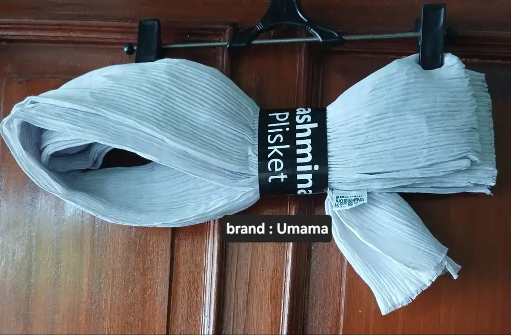 Pasmina Panjang Abu Muda