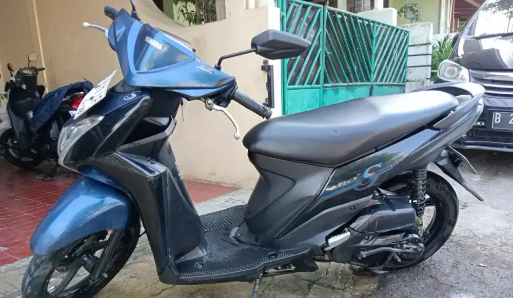 Yamaha Mio-S Fi-125 tahun 2018 Hitam Biru full ori siap pakai mantaap.