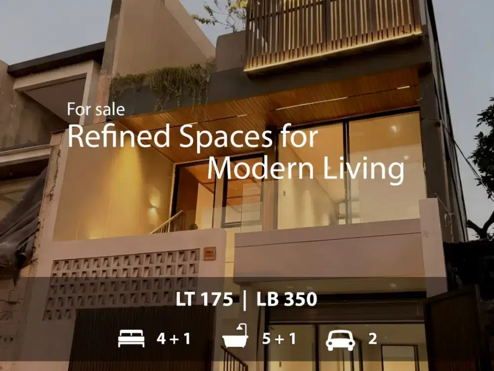 Brand New Modern House 3 Lantai di Denpasar Barat – Desain Elegan, Lokasi Strategis