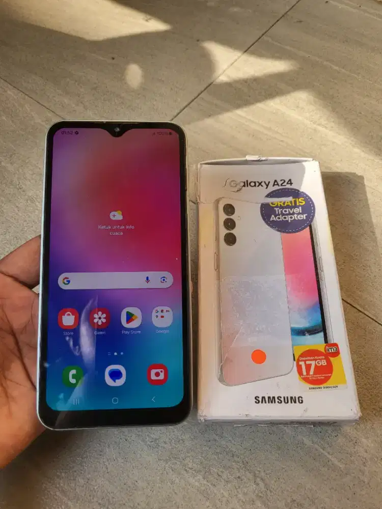 Jual cepat samsung a24 ram 8/128 Fullset