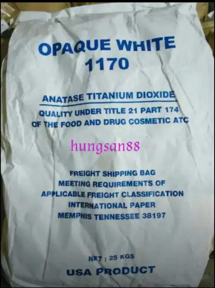 Pemutih Makanan Opaque White Food Grade @25kg