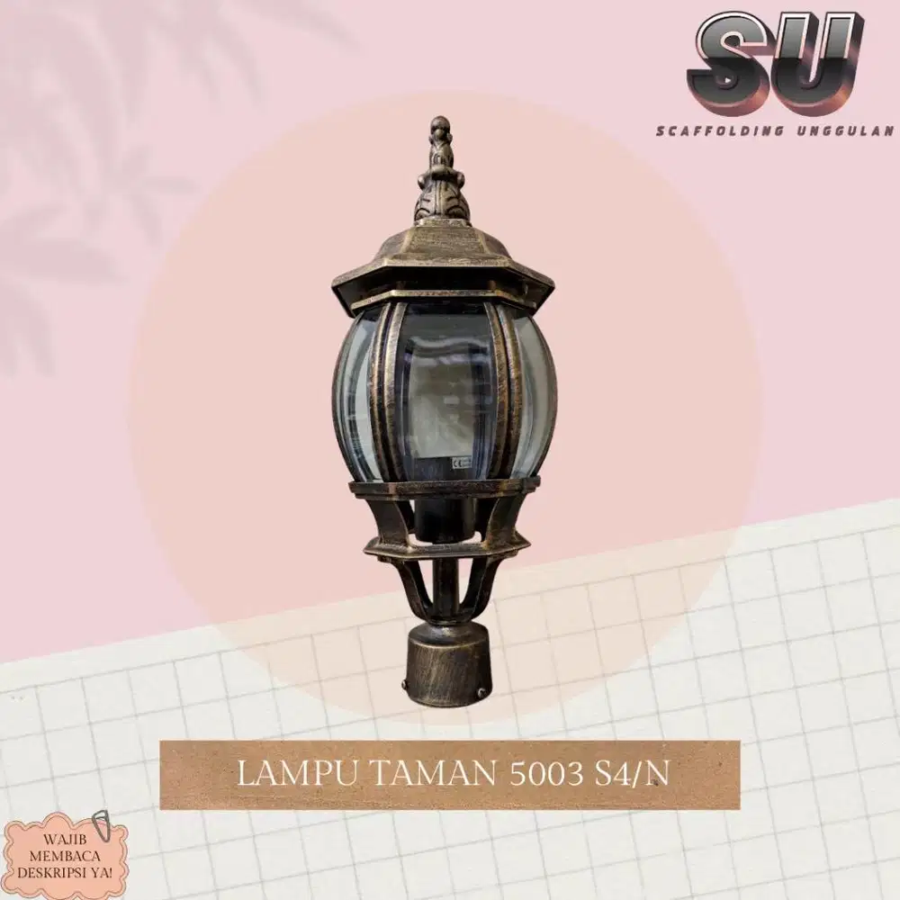 Lampu Klasik Taman Pilar