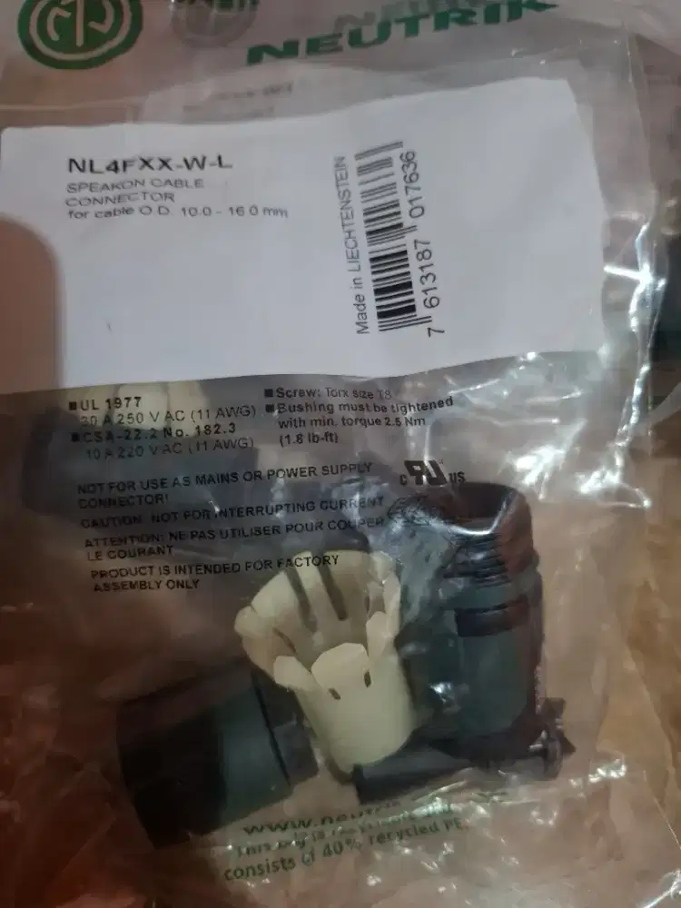 Speakon speaker neutric original