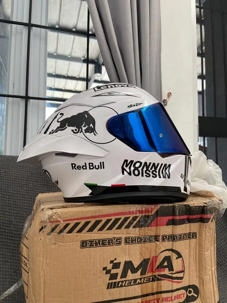 Helm new mla full face size M fit L