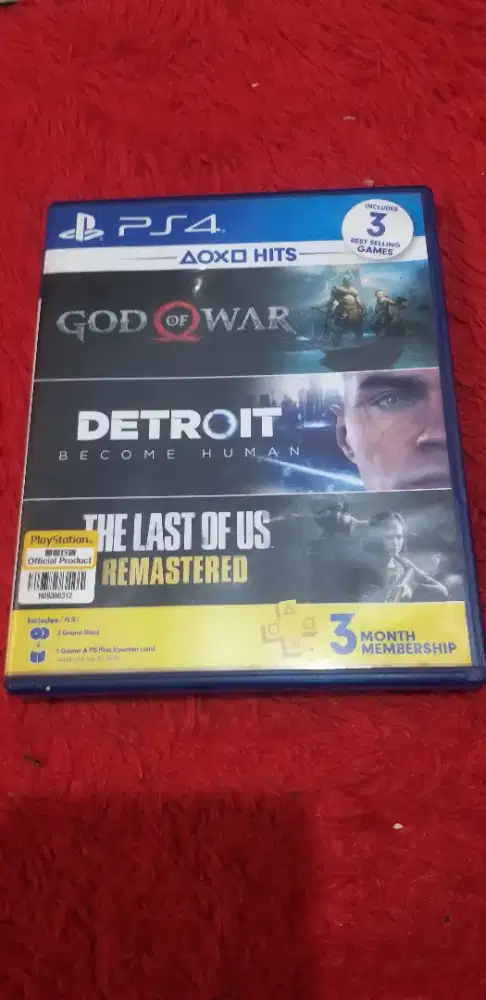 KASET PS4 GOD OF WAR DAN DETROIT REG 3