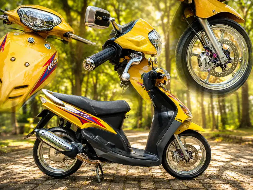 YAMAHA MIO SPORTY 2005 KUNING
