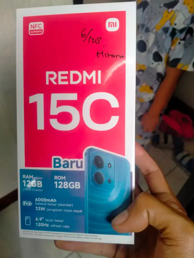 Xiaomi redmi 15C 6/128 baru segel pabrik