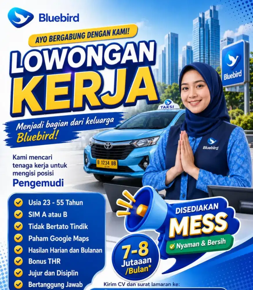 Dibutuhkan supir mobil