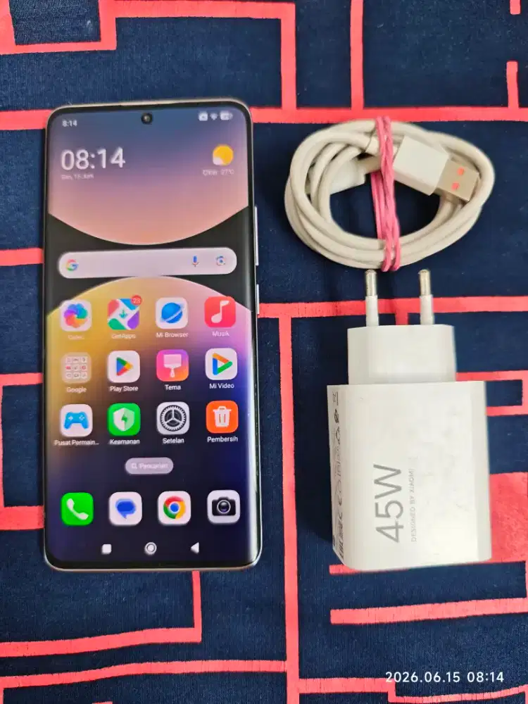 Redmi Note 14 Pro 5G 12/512 (Hp + Cas Ori 45w) segel mulus no minus