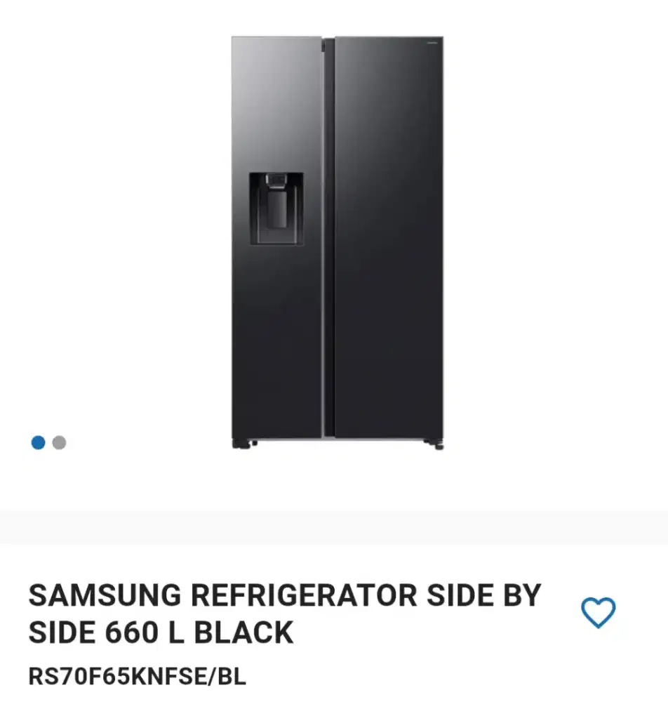 Kulkas samsung rs70KNFse ada ice makernya