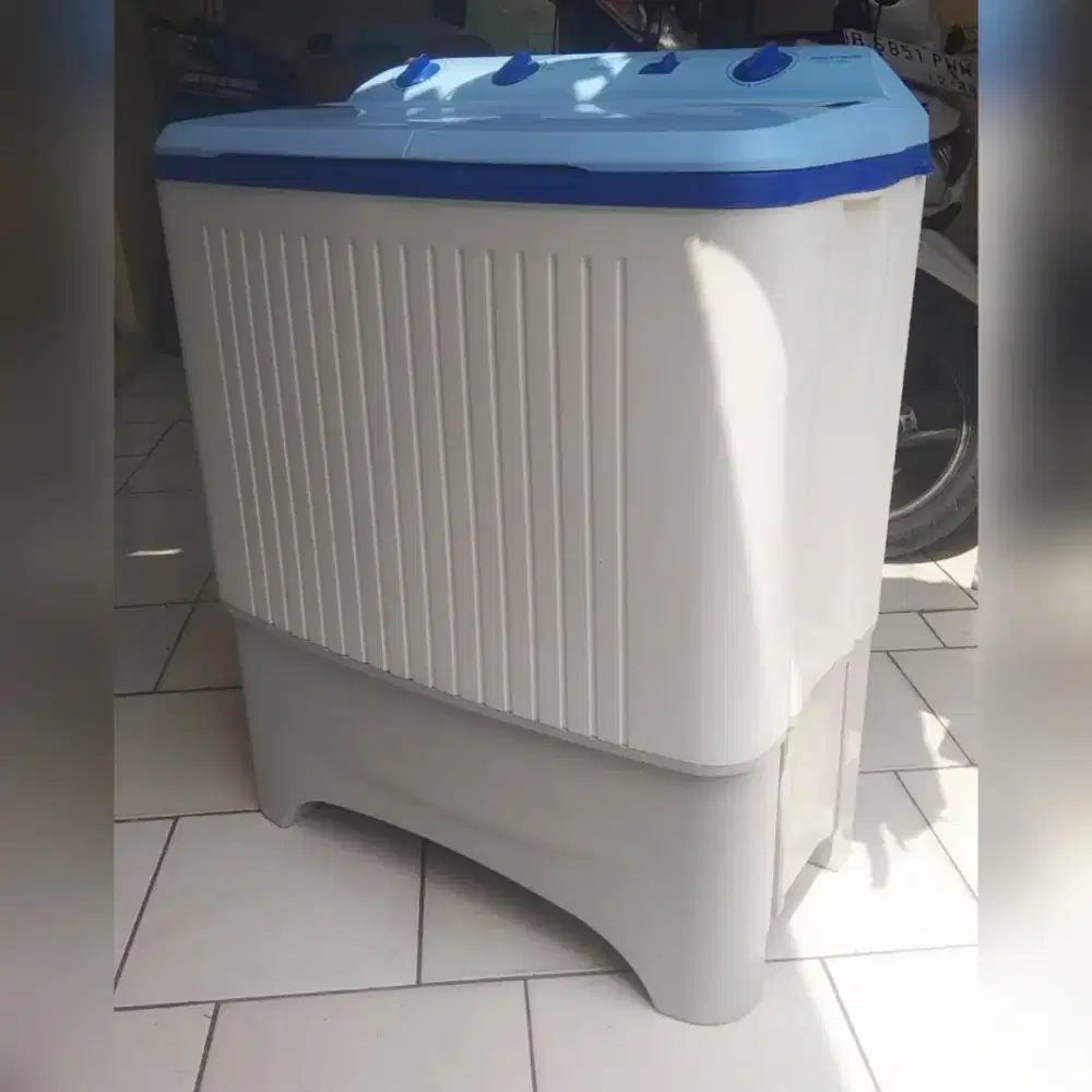 Mesin Cuci Polytron Dua Tabung Normal Mulus  Joss Siap Pakai No Minus