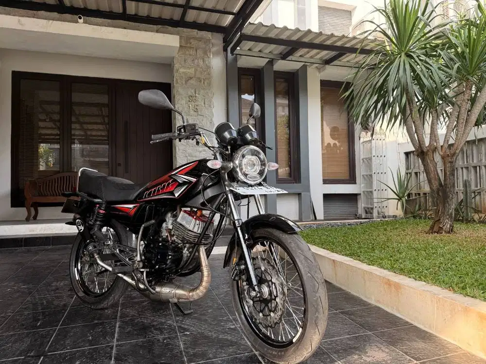 FOR SALE: Yamaha RX King 1992 Hitam - Cat Ori, Pajak Panjang, Siap Gas