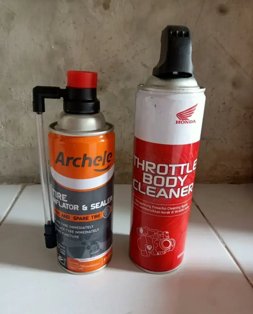 Throttle body cleaner & archele Tire inflator