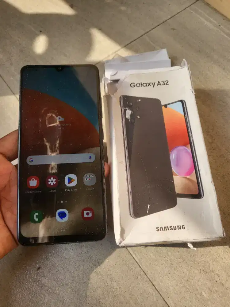 Jual cepat samsung a32 ram 6/128 Fullset