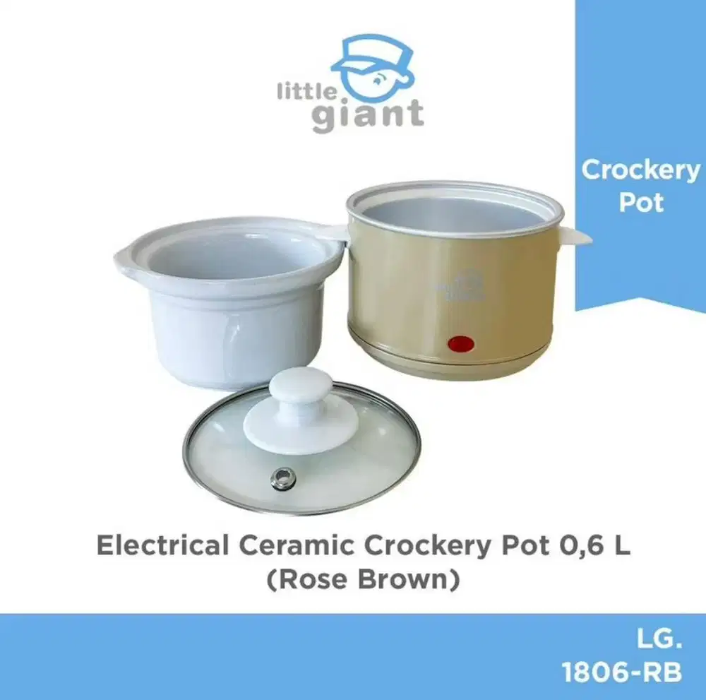 BARU bukan PL Little Giant Slow Cooker MPASI Size 0,6L LG.1806