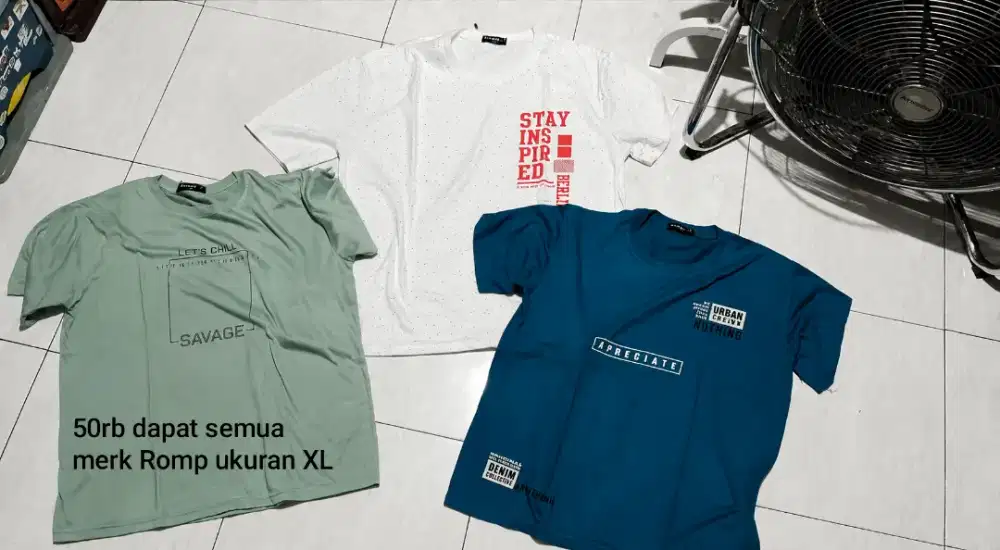 Kaos merk Romp borongan