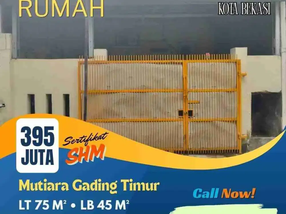 Rumah Siap Huni  Cluster Strategis Mutiara Gading Timur Kota Bekasi