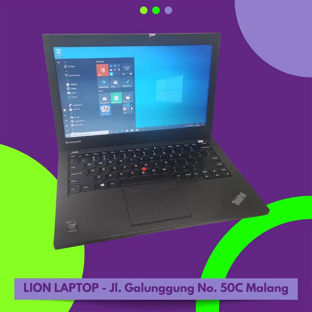 RAM 8GB SSD 256GB Core i5 Murah Lenovo Thinkpad X240 [15|06]