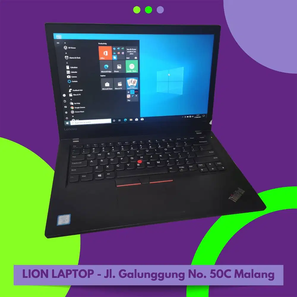 RAM 8GB Core i5 Gen7 Touchscreen SSD 256GB Lenovo Thinkpad T470 [15|06