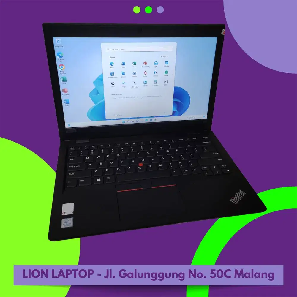 Core i5 Gen 8 RAM 8GB SSD 256GB Lenovo Thinkpad L390 [15|06]