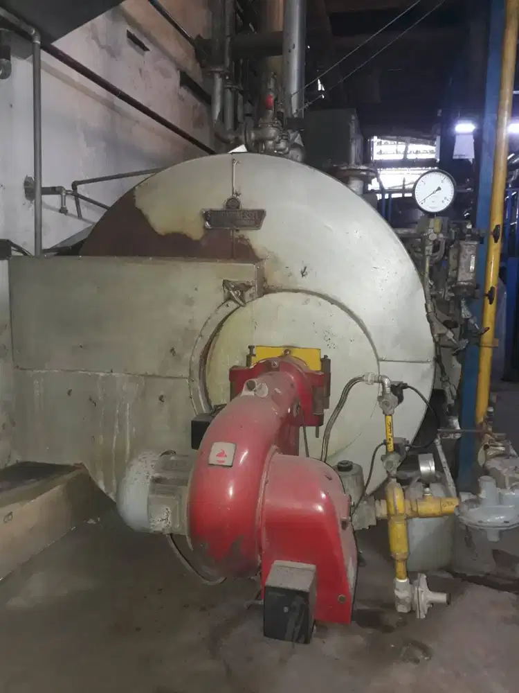 Steam Boiler Kapasitas 2 Ton StandardKessel Jerman 1990 - Gas Fuel