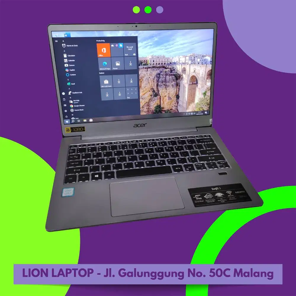 Super Slim Core i5 Gen 8 8/25 Acer Swift 3 SF313-51 [15|06]