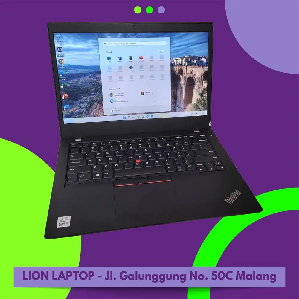 i5 Gen 10 Murah RAM 8GB SSD 256GB Lenovo Thinkpad L14 [15|06]