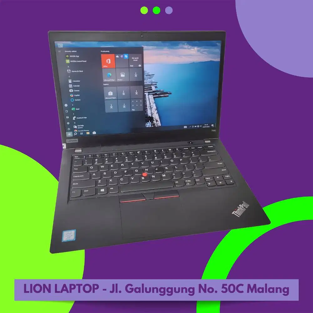 Double VGA NVIDIA Core i5 8/256 Slim Lenovo Thinkpad T490 [15|06]