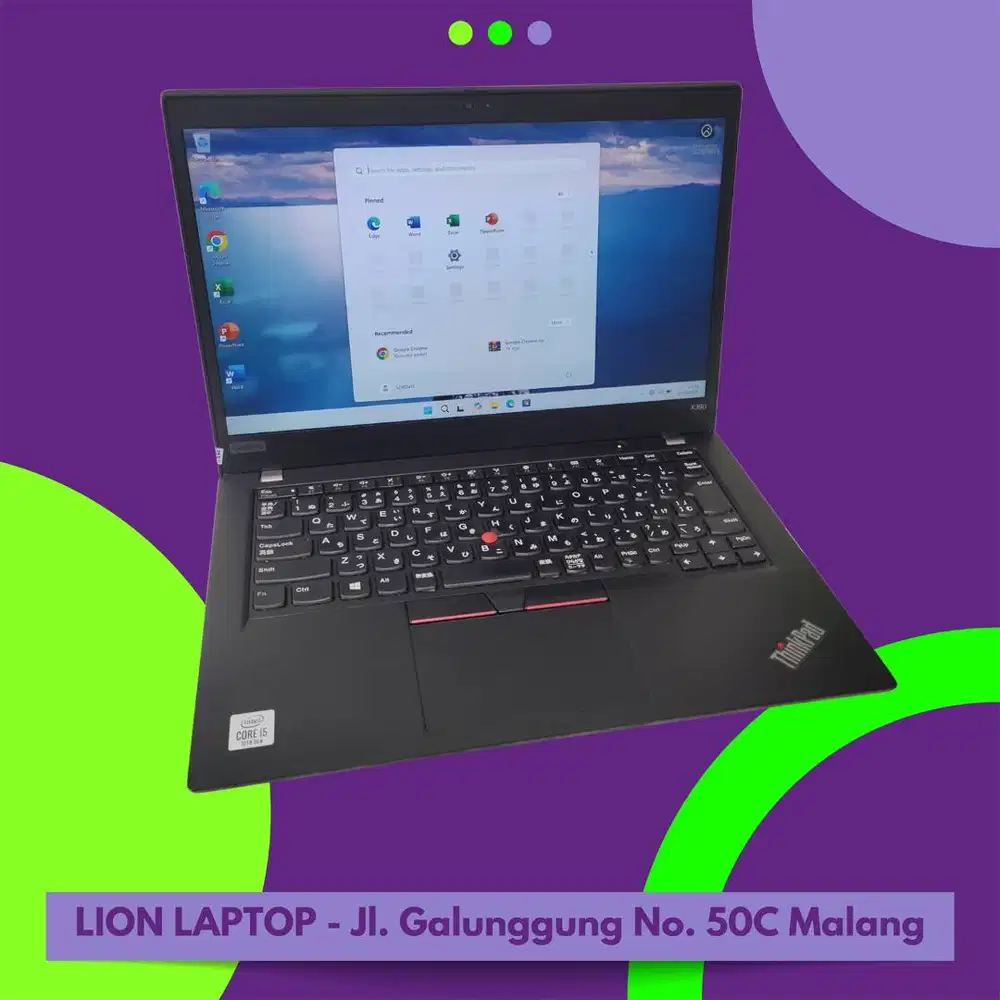 i5 GEN 10 Murah RAM 8GB Lenovo Thinkpad X390 [15|06]