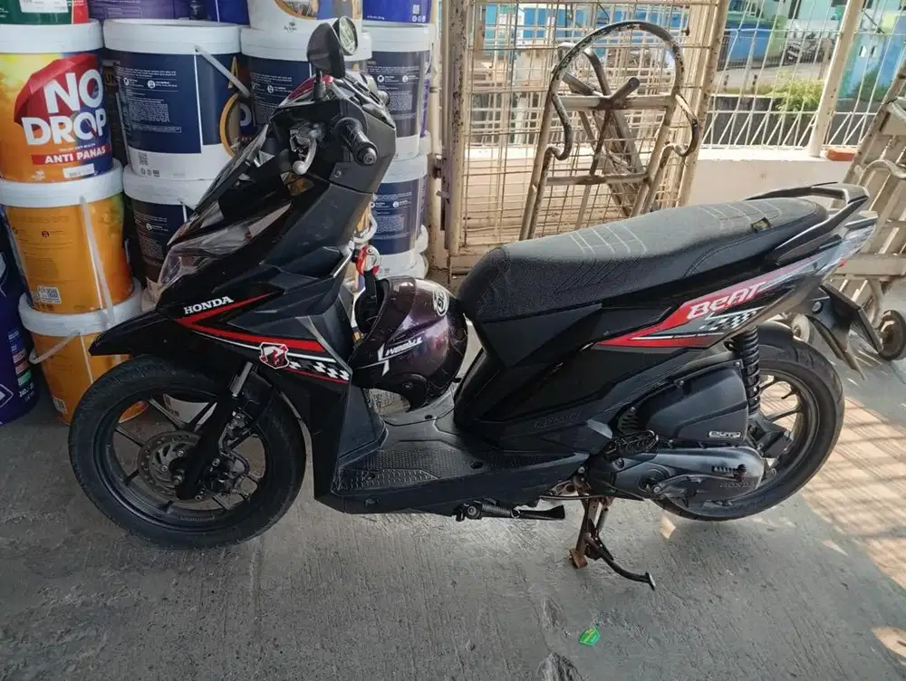 DI JUAL ! MOTOR HONDA BEAT 2018 HITAM