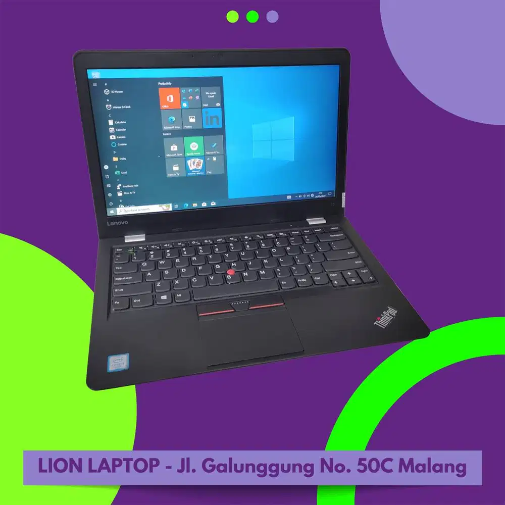 Core i3 Gen 7 Murah RAM 8GB SSD 256GB Lenovo Thinkpad 13 [15|06]