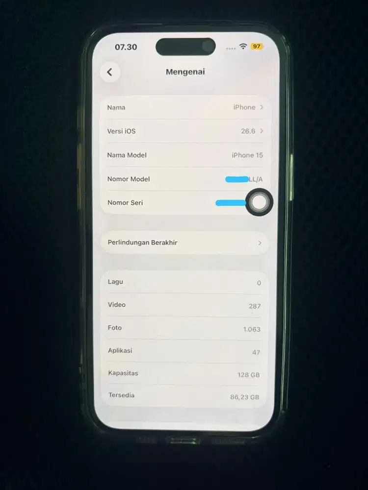 IPhone 15 128 simlock no minus bisa tt bt ajuin