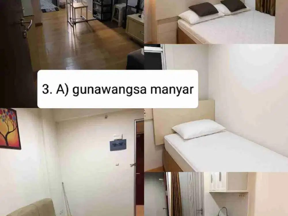 APARTMENT GUNAWANGSA MANYAR 2BR FULL FURNISHED, SURABAYA TIMUR