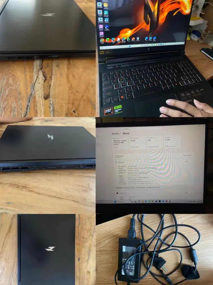Acer Nitro V16 ANV16-41 Ryzen 7 8845HS RTX 4050 6GB/RAM 16GB/512GB SSD