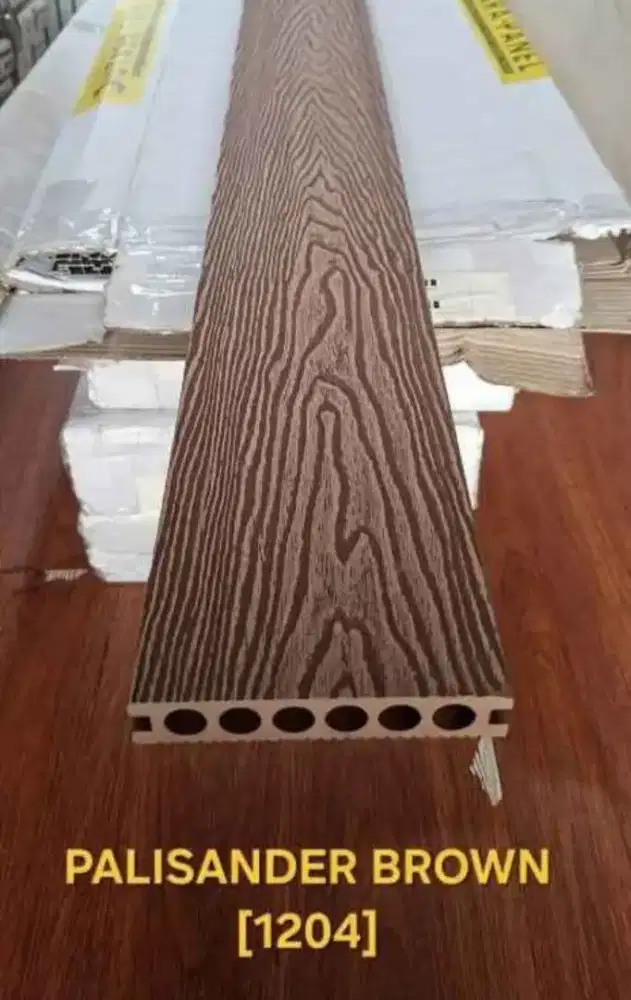 Wpc decking lantai