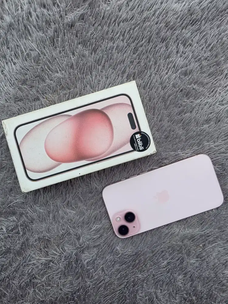 iPhone 15 Basic 128GB (pink) resmi indonesia (SA/A)