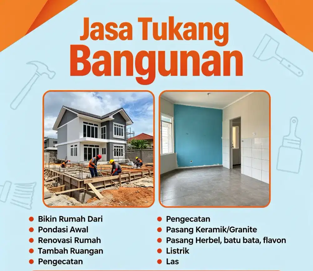 Jasa atau Tenaga Tukang Bangunan