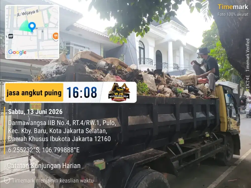 Jasa buang puing dan sampah