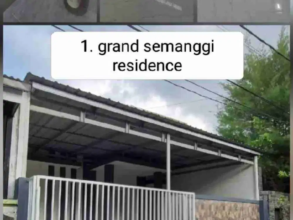 RUMAH GRAND SEMANGGI RESIDENCE 1 LANTAI MINIMALIS MODERN SIAP HUNI