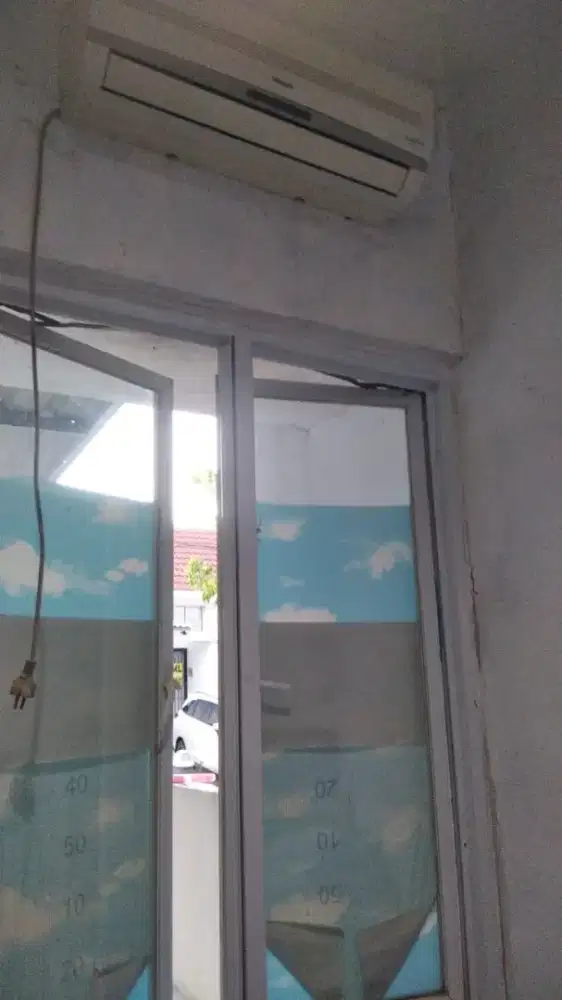 Atap bocor kanopi atap baja ringan terpasang dll