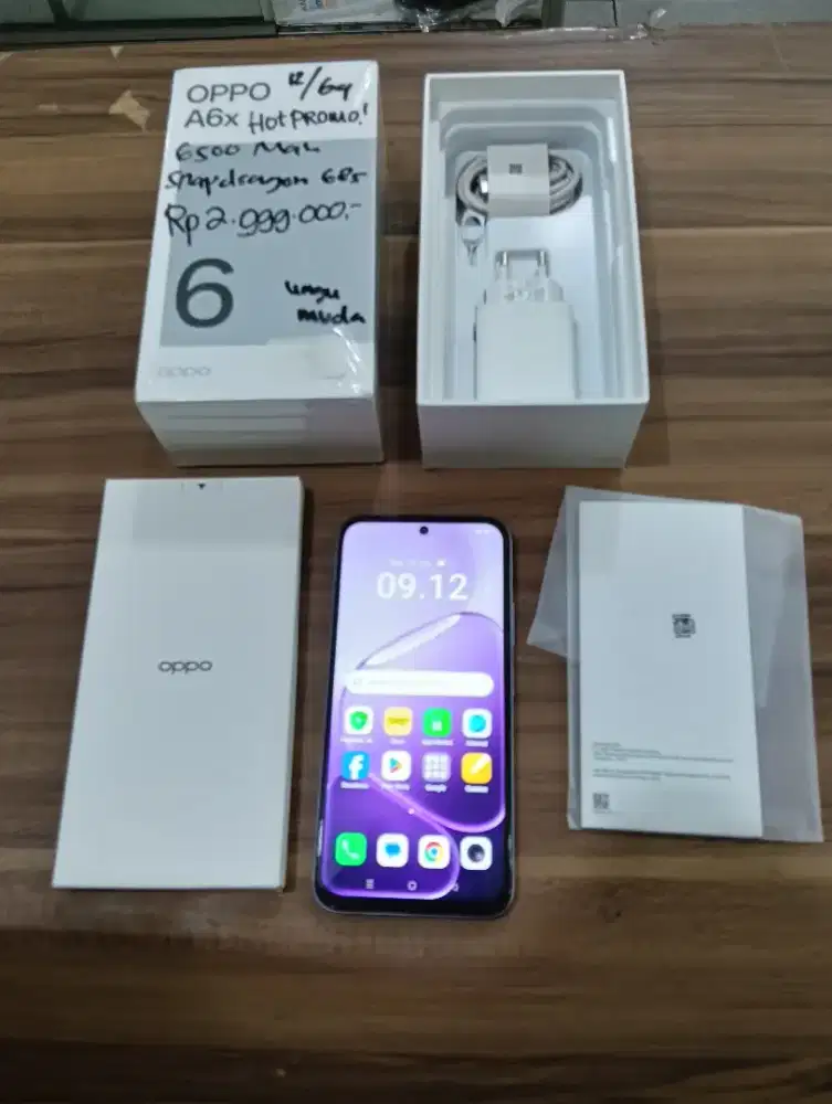 Oppo A6x RAM 4/64 second mulus masih bergaransi