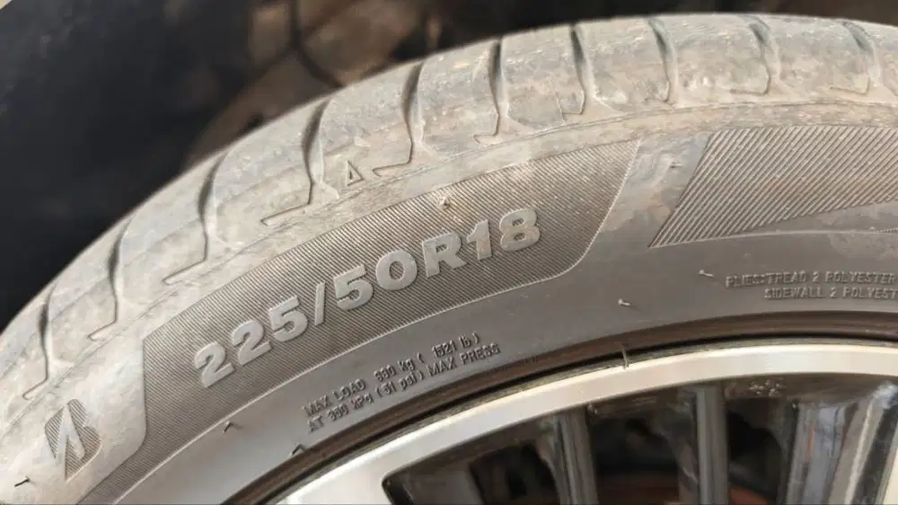 Dijual Velg rep Alphard R18 dan Ban Turanza 6