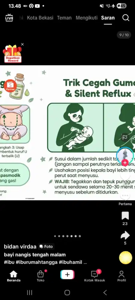 Di cari yang bisa momong newborn