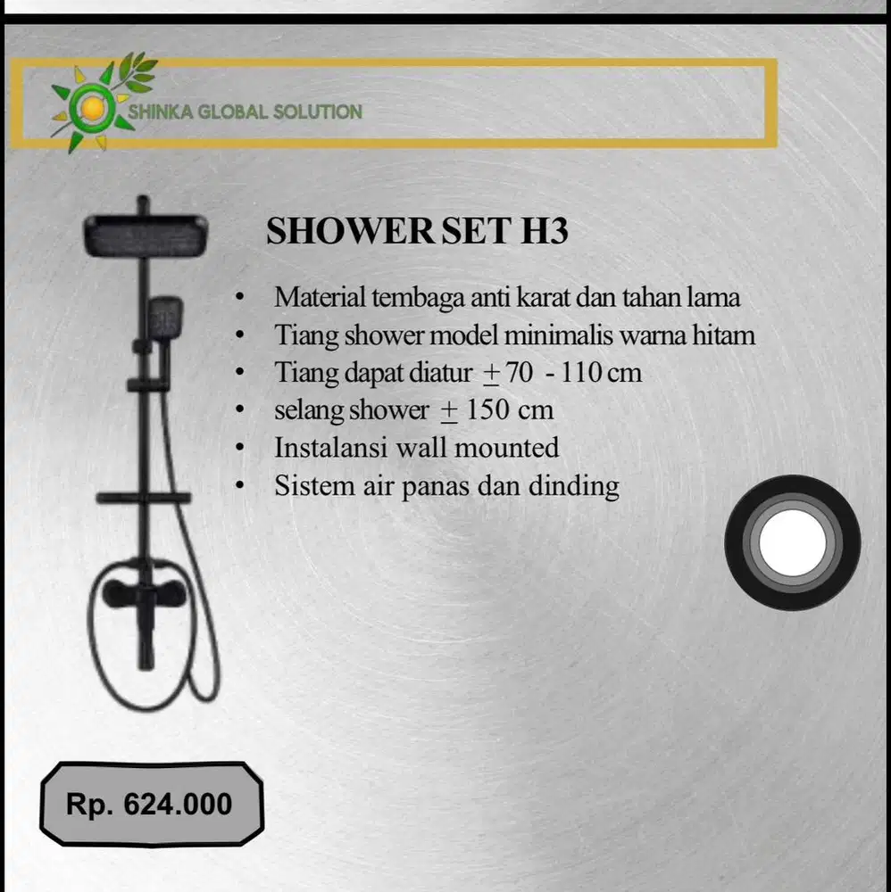 SHOWER SET H3 SET harga murah dan kwalitas bagus6246